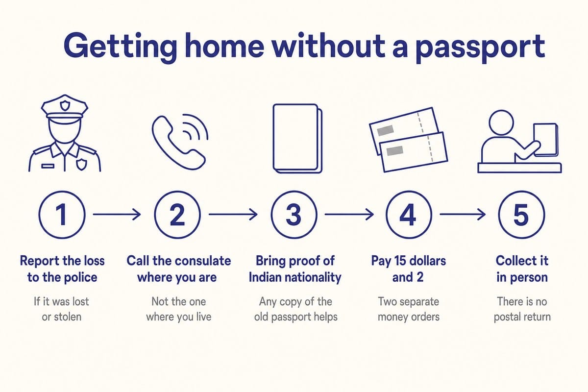 Getting home without a passport