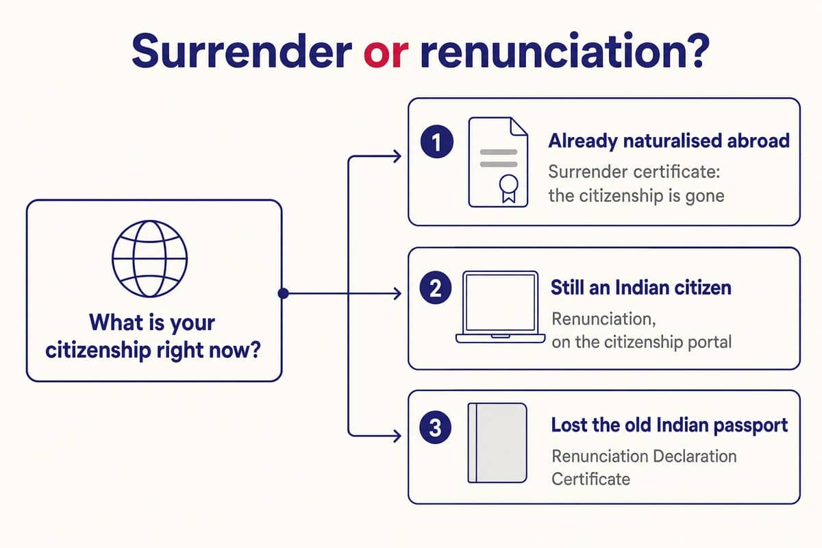 Surrender or renunciation?